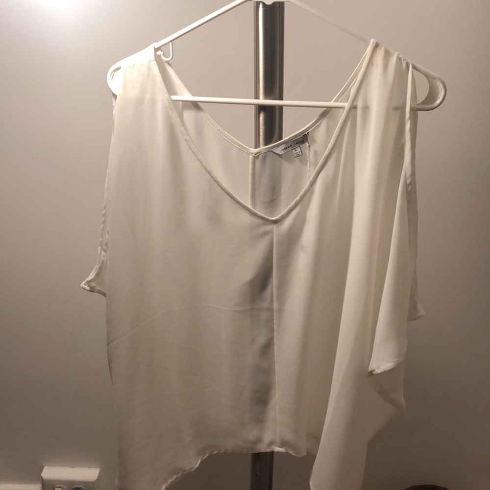New with tags White Naked Zebra top
